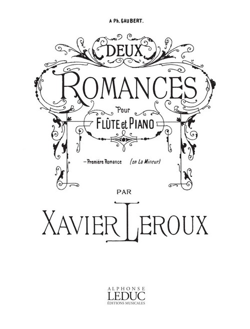 Deux Romances, Flute and Piano