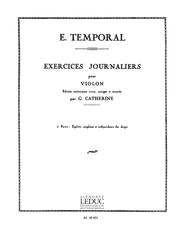 Exercices journaliers Vol. 2, Violin