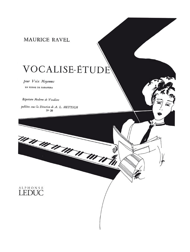 Vocalise-Etude en Forme de Habanera, voix et piano