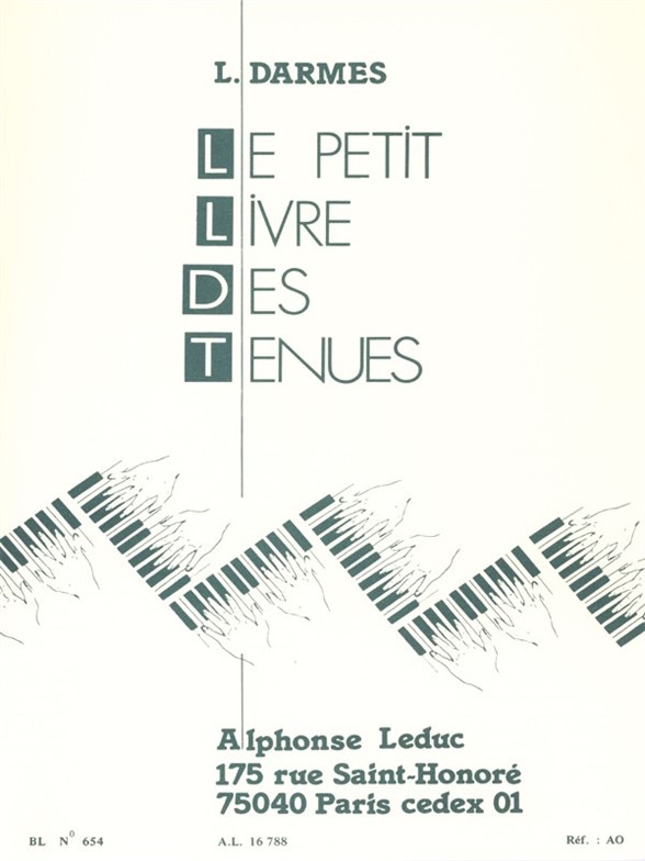 Le Petit Livre des Tenues, Piano