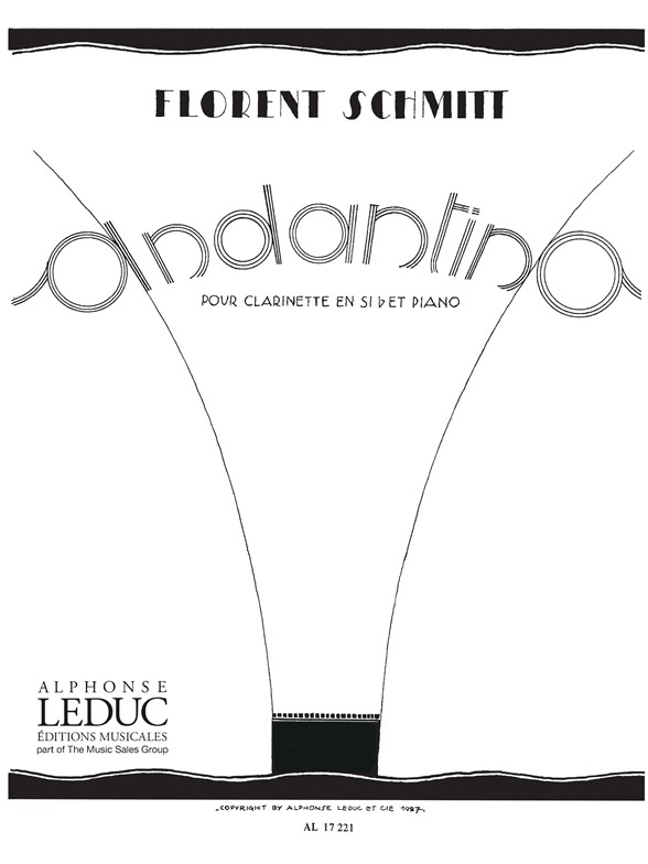 Andantino, Clarinette et Piano