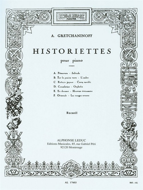 Historiettes pour Piano Op. 118. 9790046176036