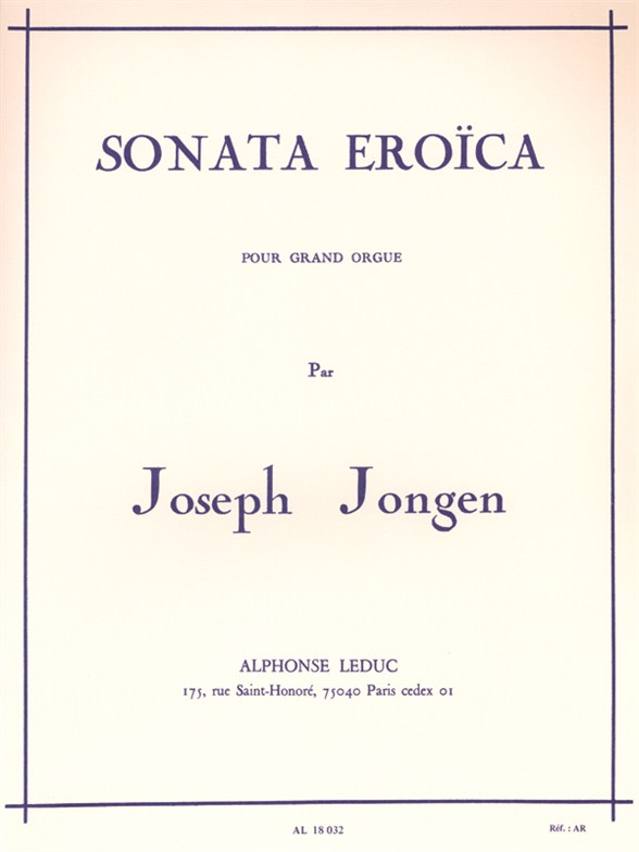 Sonata Eroica, Organ