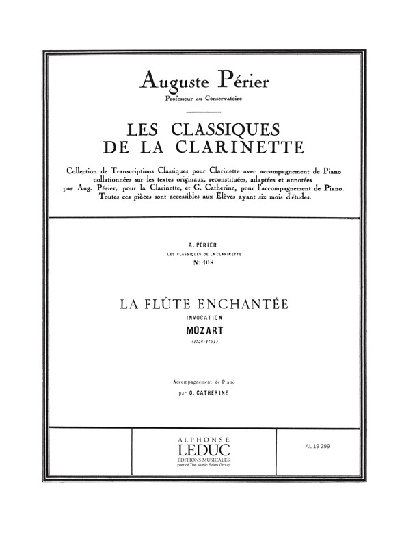 Invocation: Classiques No.108, clarinette et piano