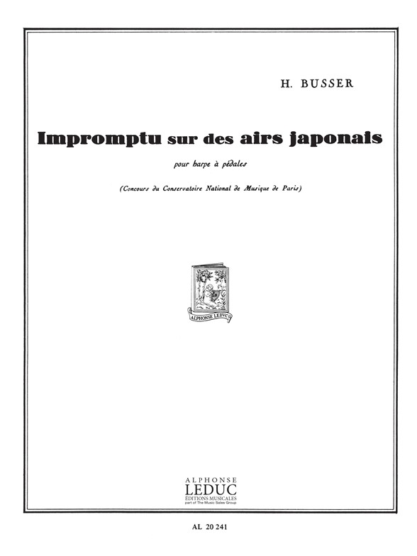 Impromptu sur des aires japonais, Harpe. 9790046202414