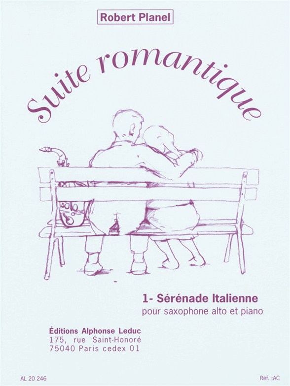 Suite romantique No.1: Sérénade italienne, Alto Saxophone and Piano. 9790046202469