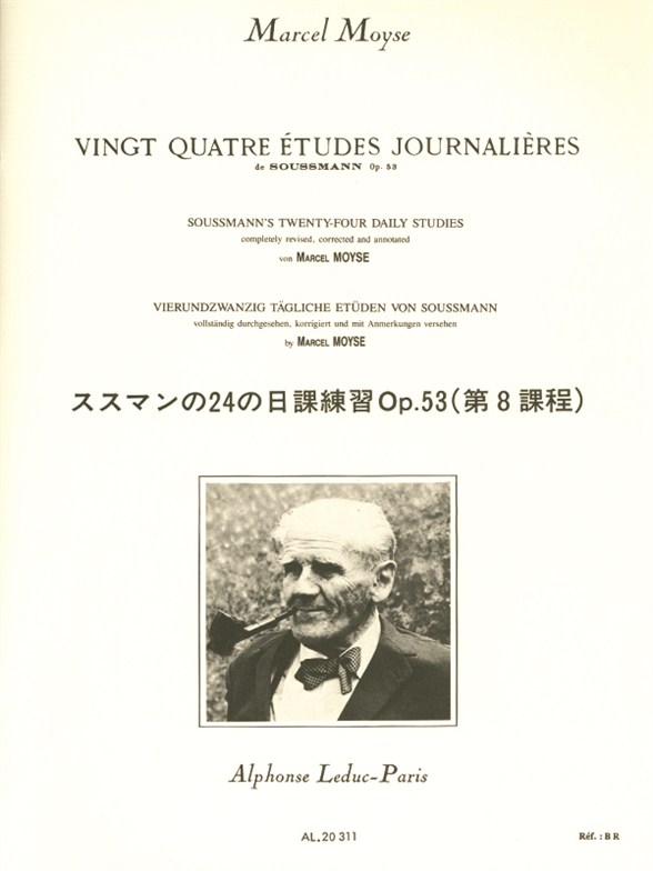 24 Etudes journalières de Soussmann Op. 53, Flute. 9790046203114