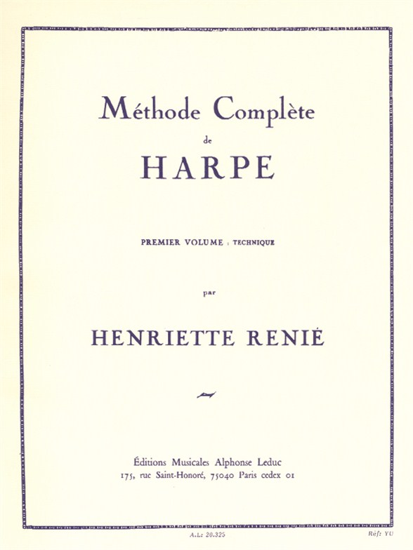 Méthode Complète de Harpe, Vol. 1. 9790046203251