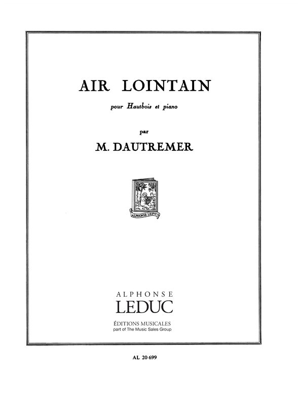 Air lointain, hautbois et piano