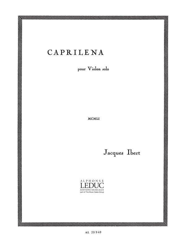 Caprilena, violon. 9790046209499 Caprilena, violon. 9790046209499
