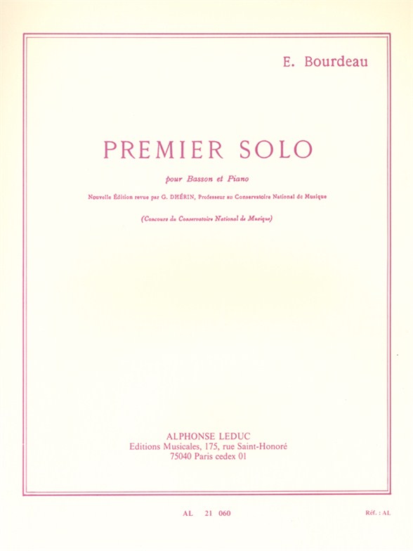 Solo N01, Bassoon and Piano