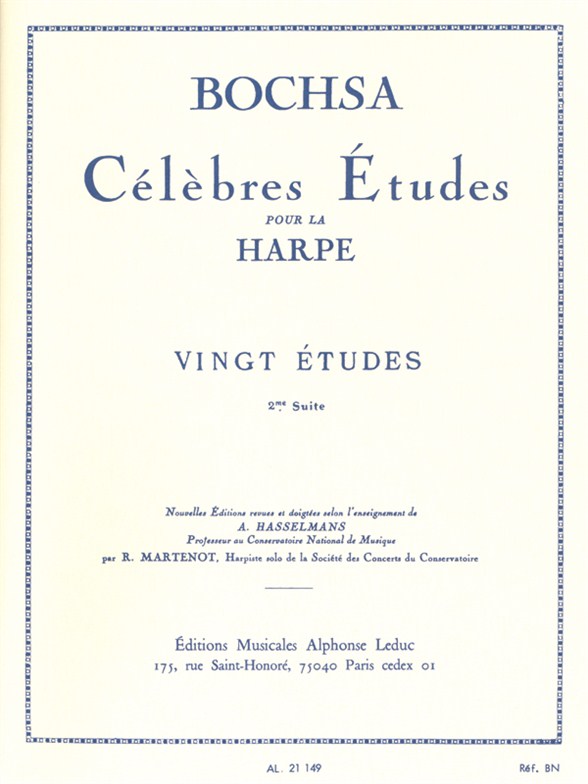 20 Études Vol. 2, Harpe. 9790046211492