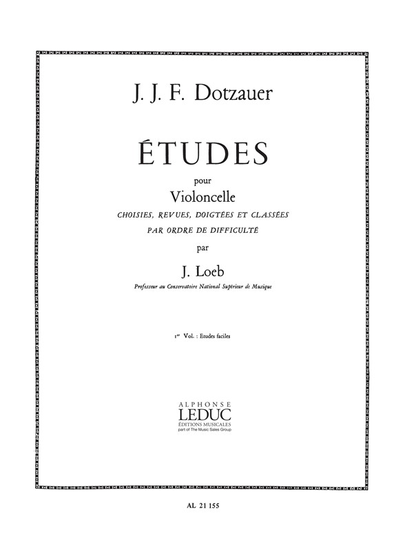 Études Vol. 1, Violoncelle. 9790046211553