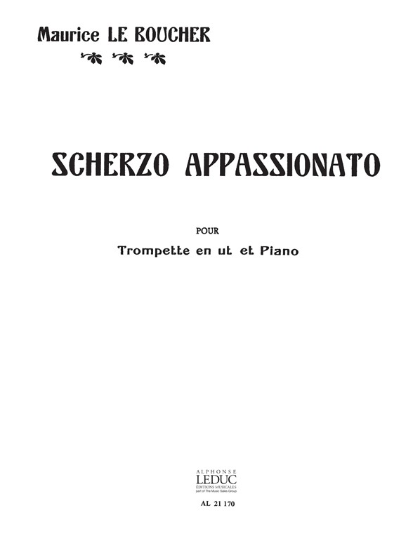 Scherzo Appassionato, Trompette et Piano