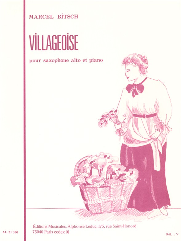Villageoise, Saxophone Mi b et Piano. 9790046213304