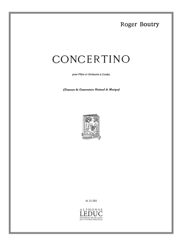 Concertino, Flute et Piano