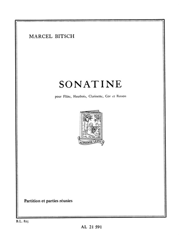 Sonatine, quintette à vent, Score and Parts