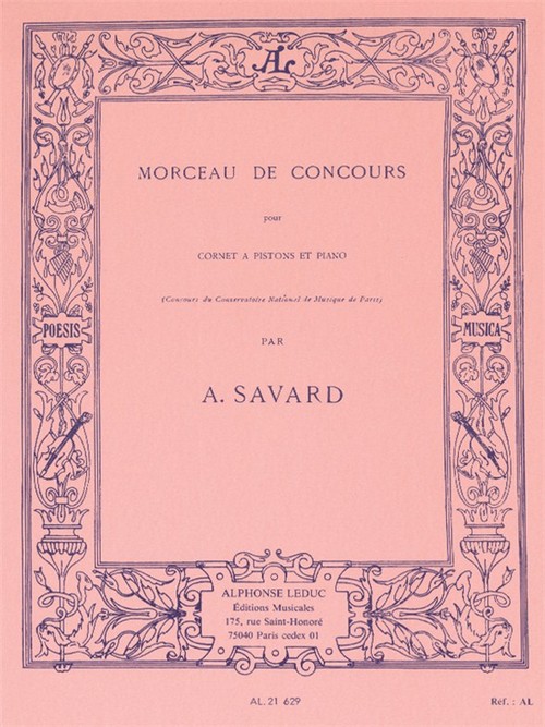 Morceau de concours, trompette et piano