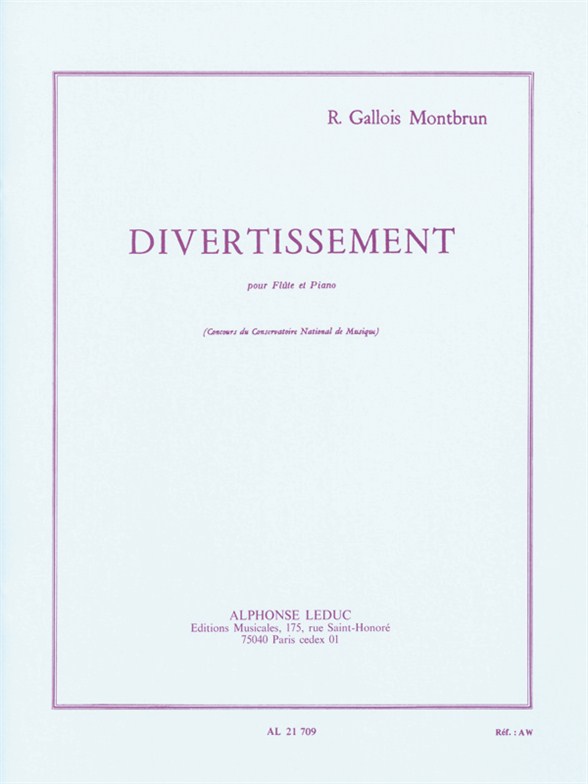 Divertissement, Flute et Piano