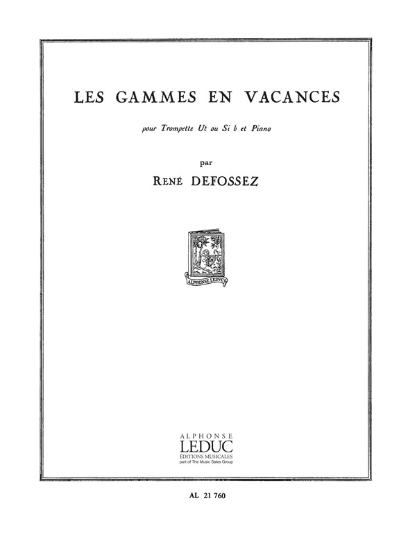 Gammes en Vacances, trompette en Ut ou Sib et piano