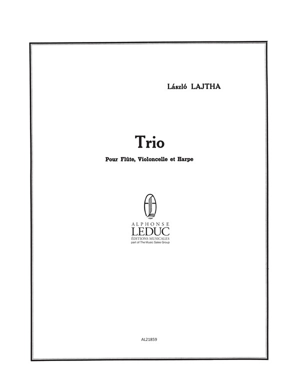 Trio nº 1, Op. 22, Flute, Violoncelle et Harpe, Set of Parts