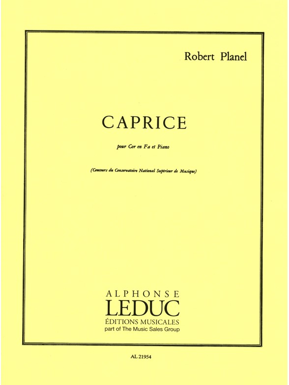 Caprice, cor en Fa et piano