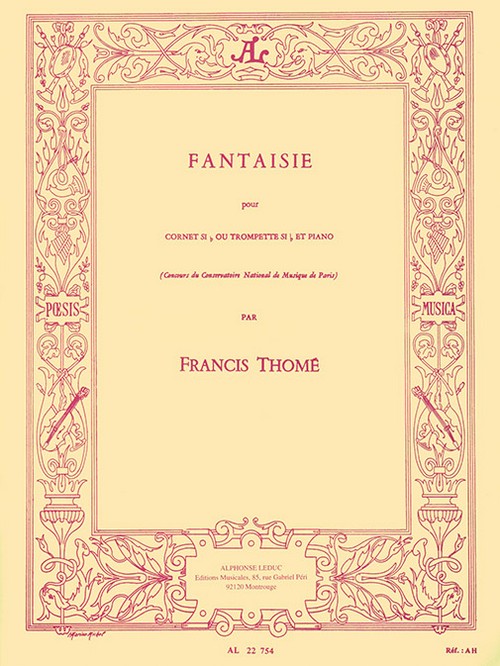 Fantaisie, trompette et piano