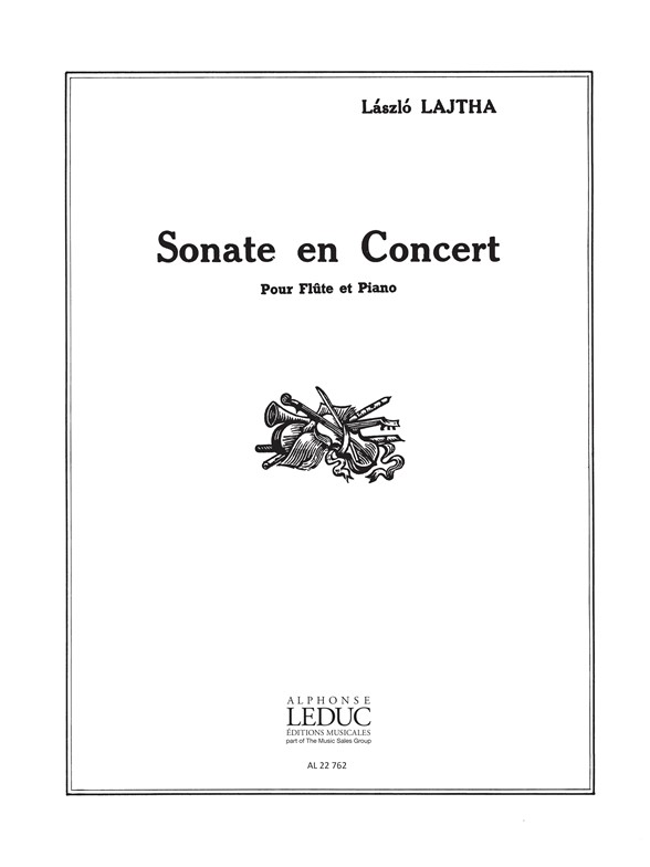 Sonate en concert Op. 64, flute et piano. 9790046227622
