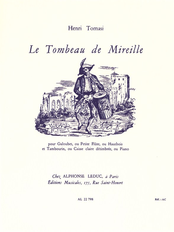 Le Tombeau de Mireille, Piccolo, Score. 9790046227981