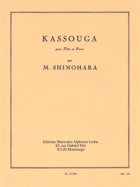 Kassouga, Flute et Piano