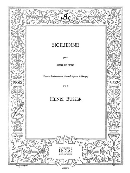 Sicilienne, Flute et Piano