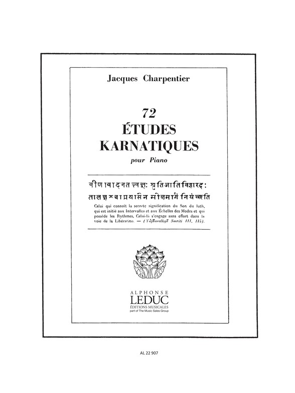 73 Etudes Karnatiques Cycle 3, Piano. 9790046229077