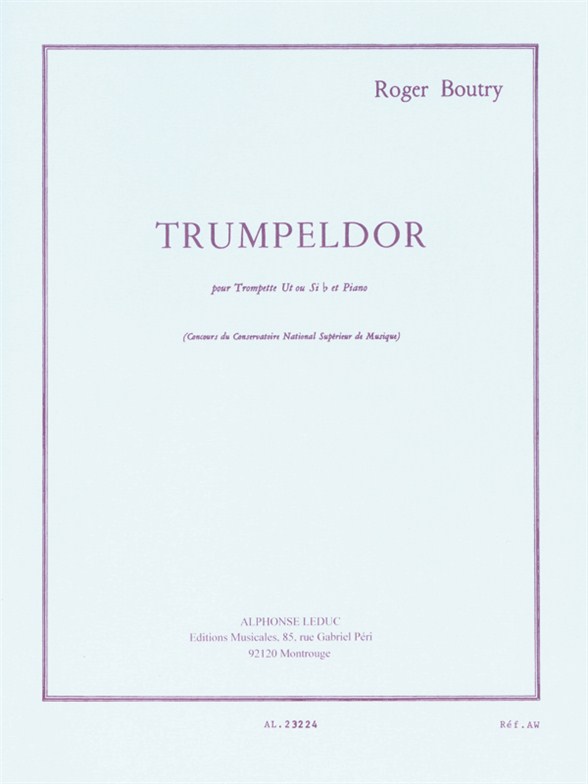 Trumpeldor, Trompette en Ut ou Sib et Piano