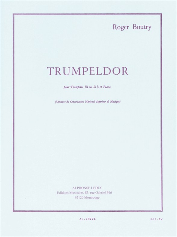 Trumpeldor, Trompette en Ut ou Sib et Piano. 9790046232244