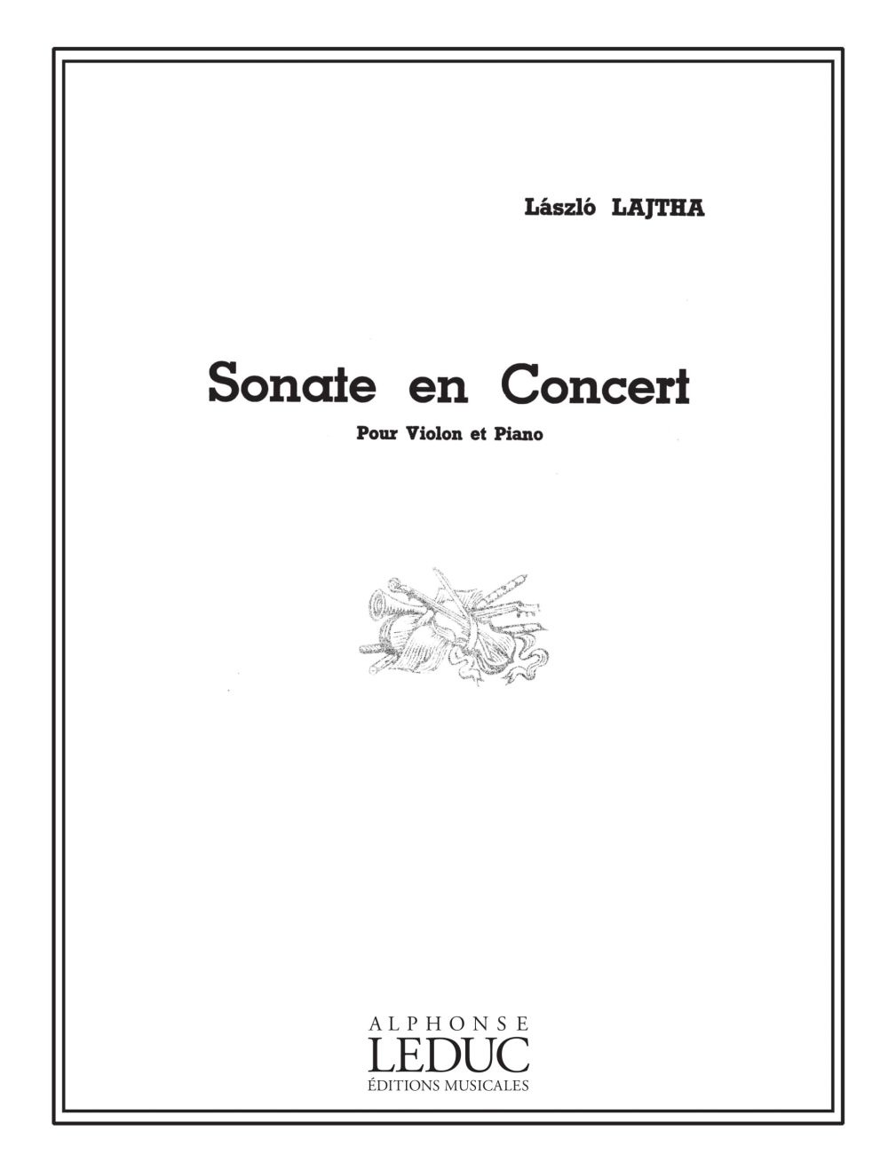 Sonate en concert Op. 68, Violon et Piano