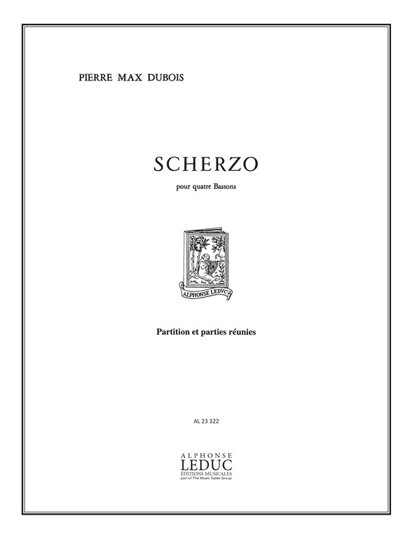 Scherzo, 4 Bassons, Score and Parts. 9790046233227