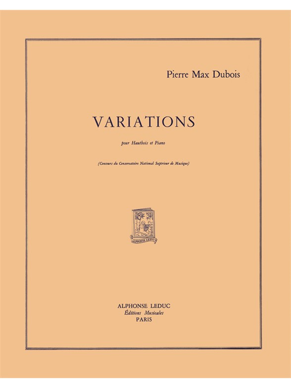 Variations pour hautbois et piano. 9790046233241