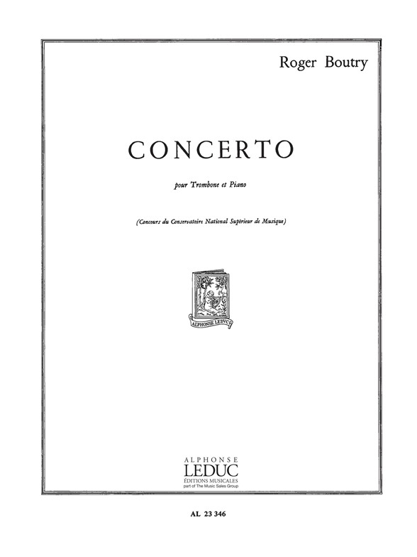 Concerto, Trombone et Piano