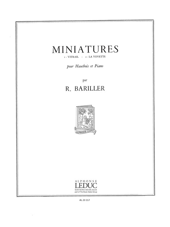 Miniatures, haubois et piano