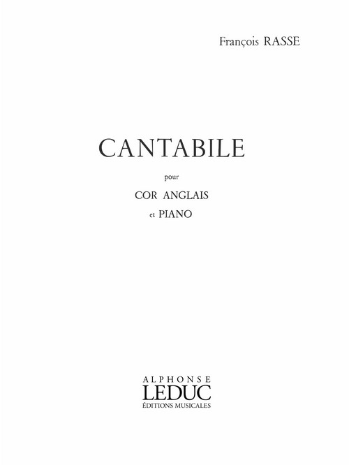 Cantabile, Cor Anglais et Piano