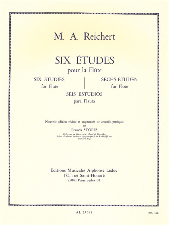 6 Études, Flute