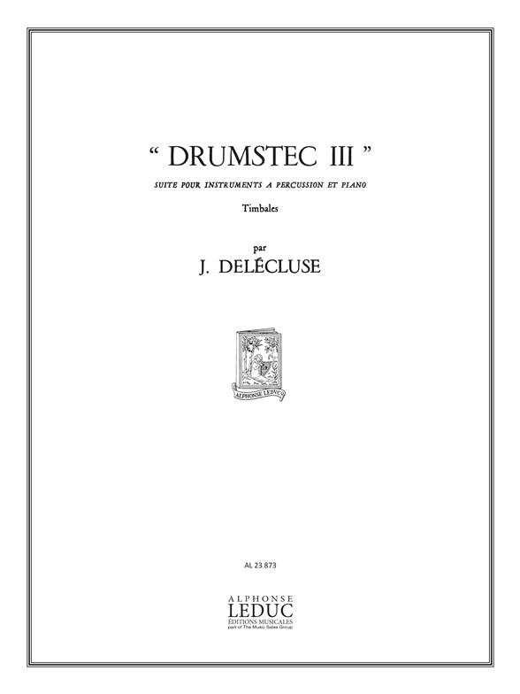Drumstec III, Percussion et Piano