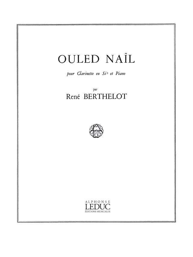Ouled Nail, hautbois. 9790046240287 Ouled Nail, hautbois. 9790046240287