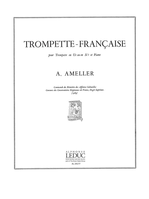 Trompette Francaise, trompette en Ut ou Sib et piano. 9790046241772