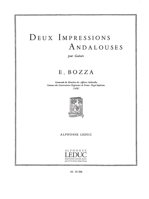 2 Impressions andalousies, guitare. 9790046242069