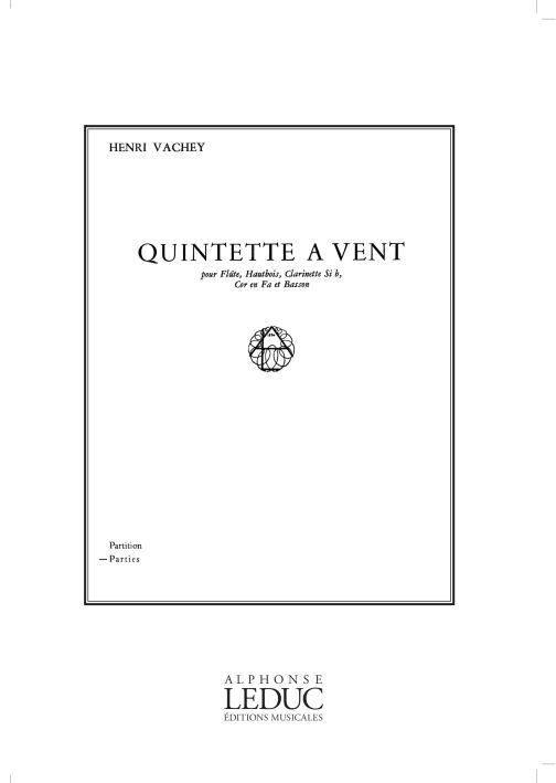 Quintette à vent, Set of Parts