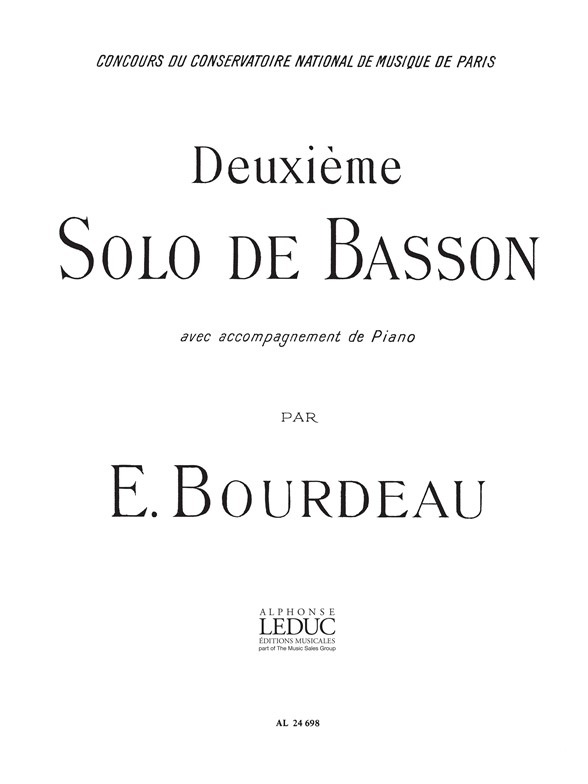 Solo nº 2, Basson et Piano