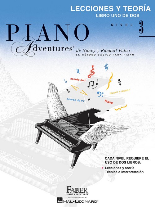 Piano Adventures, nivel 3: lecciones y teoría, libro uno de dos. 9781616776640