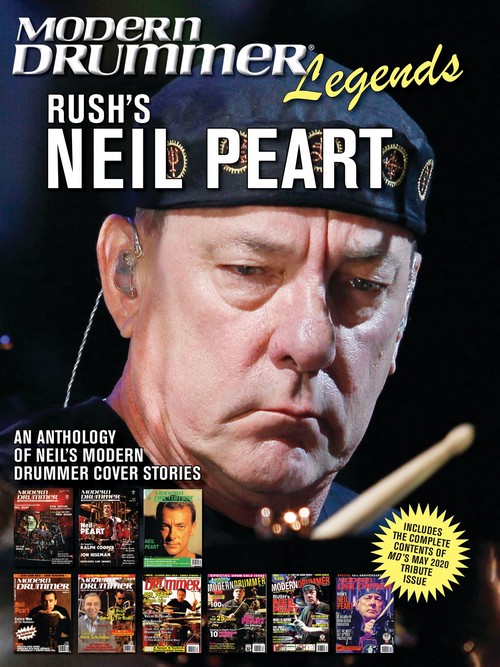 Moddern Drummer Legends: Rush's Neil Peart. An Anthology of Neil's Modern Drummer Cover Stories
