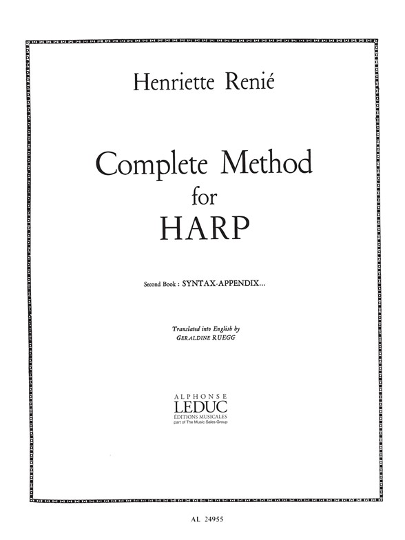 Complete Method for Harp, vol. 2. 9790046249556 Complete Method for Harp, vol. 2. 9790046249556